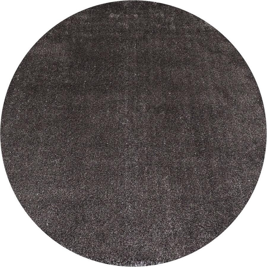 Veer Carpets Karpet Lago Antraciet 26 Rond ø250 cm