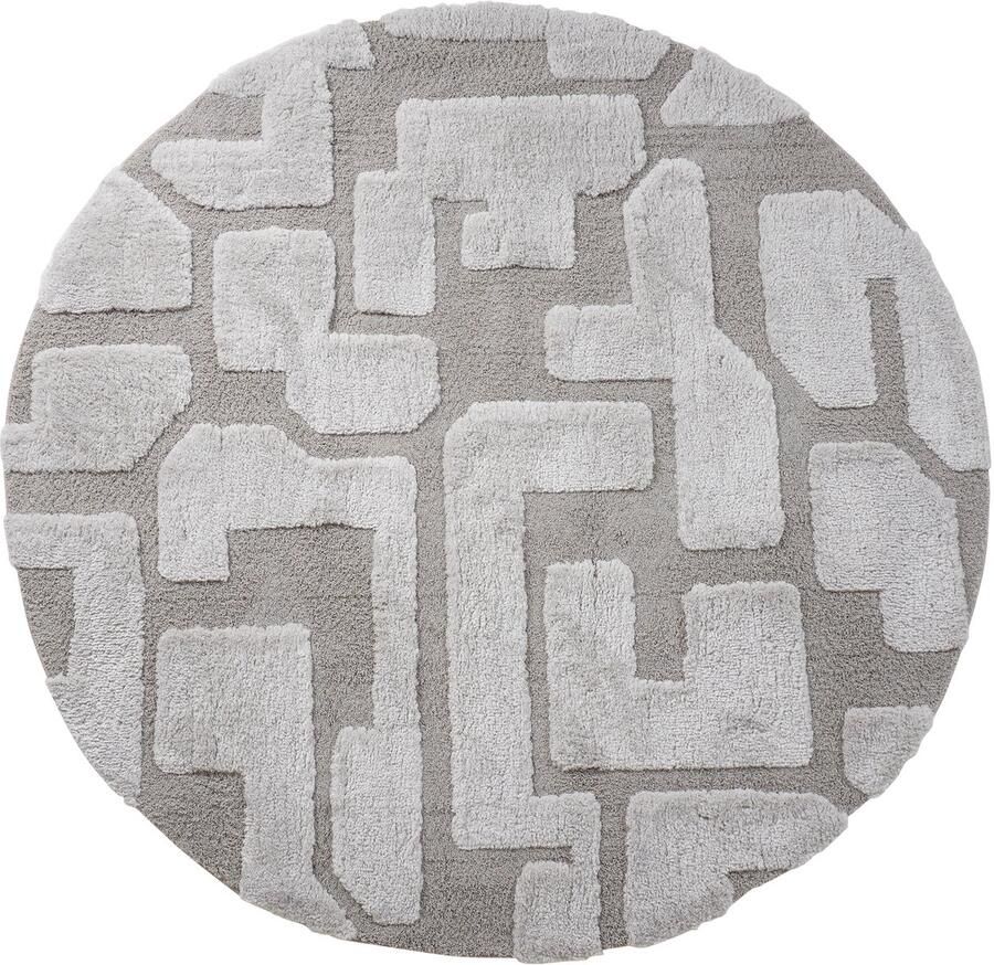 Veer Carpets Vloerkleed Liana Beige Rond ø160 cm