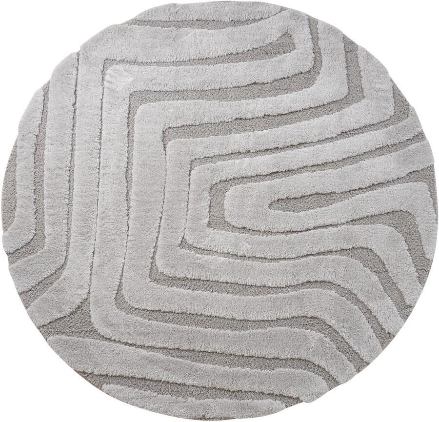 Veer Carpets Vloerkleed Lima Beige Rond ø160 cm