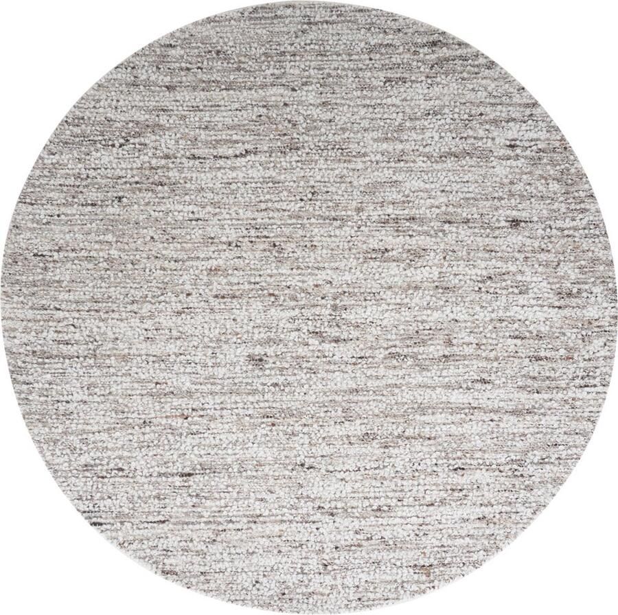Veer Carpets Vloerkleed Mica Naturel Brown Rond ø200 cm