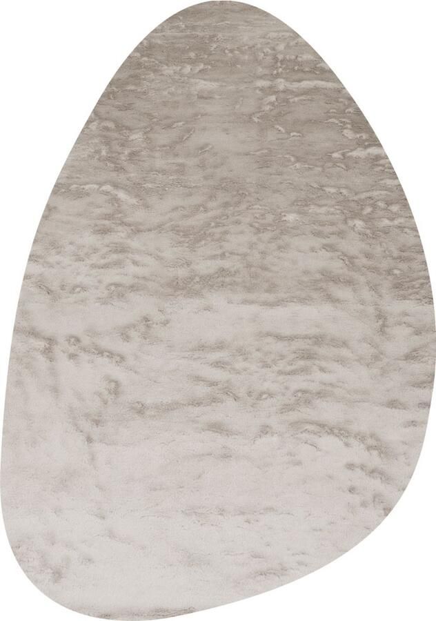 Veer Carpets Vloerkleed Morbido Taupe 5529 Kiezelvormig 160 x 230 cm