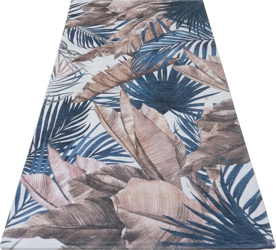 Veer Carpets Vloerkleed Palm Blue 70 x 140 cm