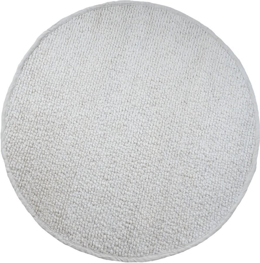 Veer Carpets Vloerkleed Steve Wit Rond ø160 cm