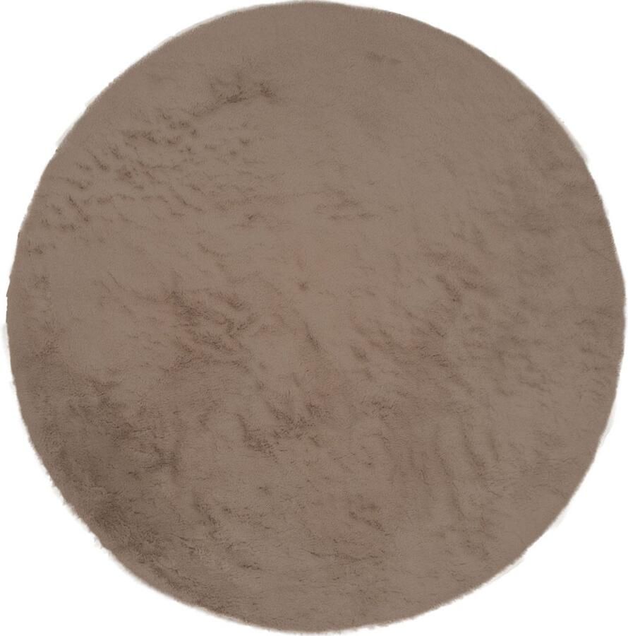 Veer Carpets Vloerkleed Velluto Choco Rond ø160 cm