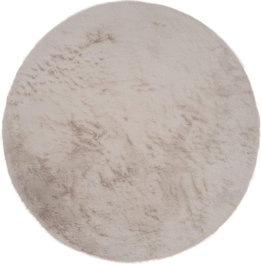 Veer Carpets Vloerkleed Velluto Nature Rond ø200 cm