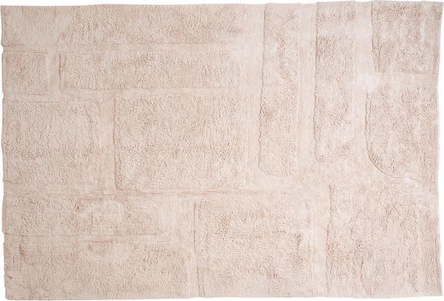Veer Carpets Wasbaar Vloerkleed Bibi Beige 160 x 230 cm