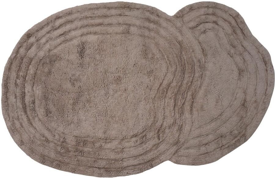 Veer Carpets Wasbaar Vloerkleed Zayn Taupe 140 x 200 cm