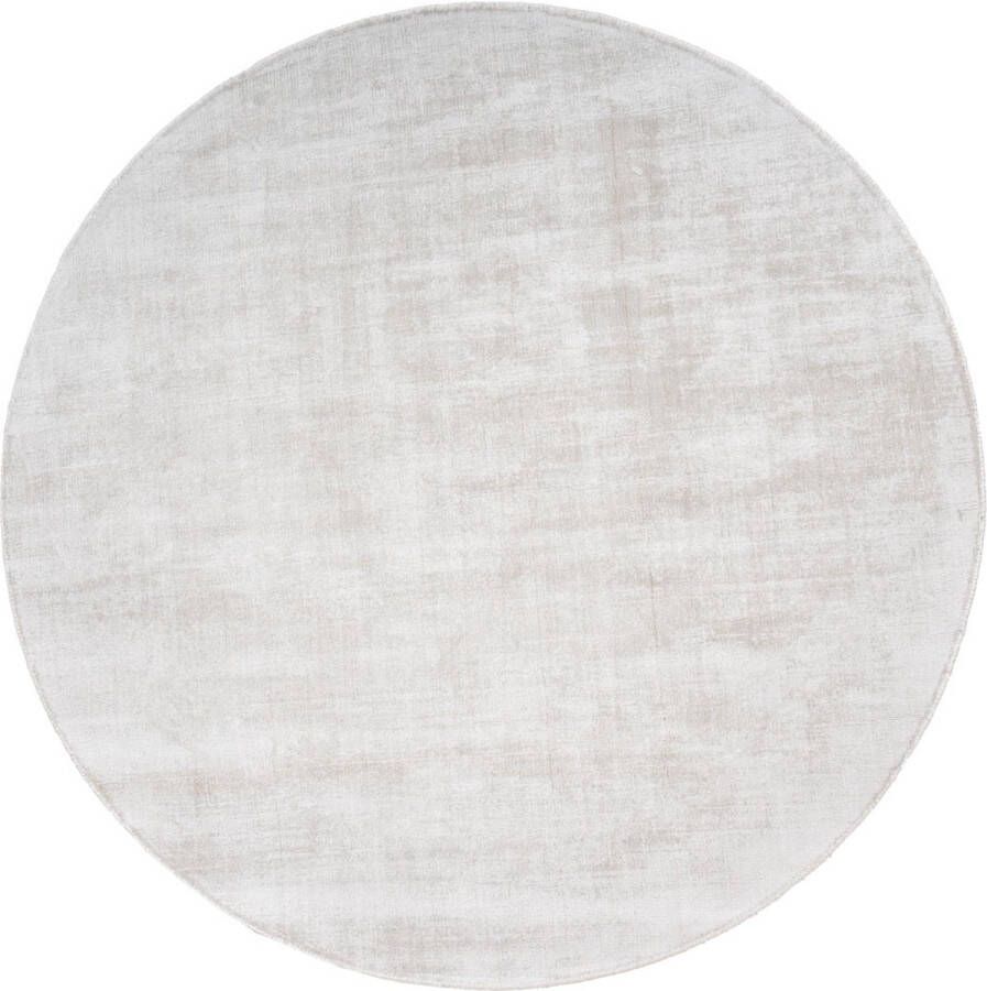Veer Carpets Vloerkleed Cos Viscose Ivory Rond ø200 cm