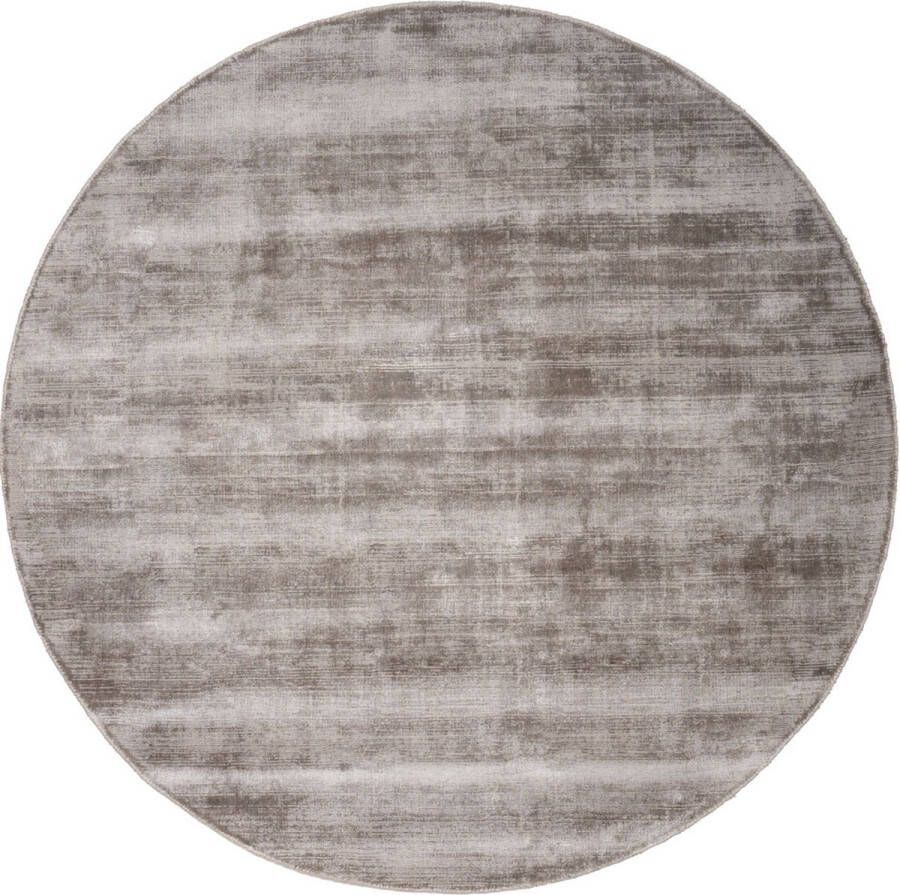 Veer Carpets Vloerkleed Cos Viscose Taupe Rond ø200 cm