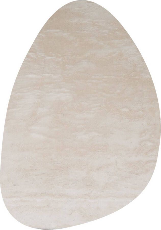 Veer Carpets Vloerkleed Morbido Beige 2212 Kiezelvormig 160 x 230 cm