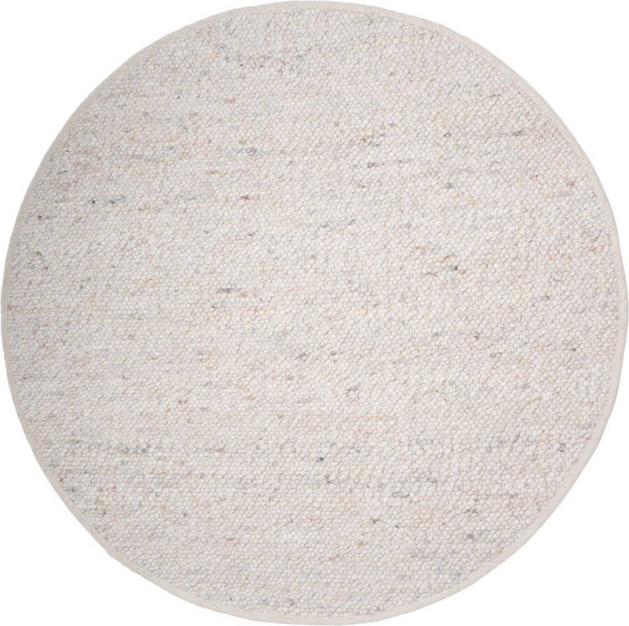Veer Carpets Vloerkleed Stone Beige 215 Rond ø160 cm