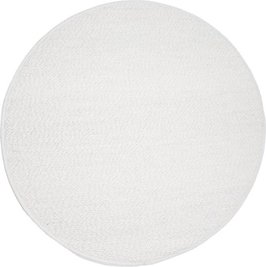 Veer Carpets Vloerkleed Stone White Rond ø200 cm