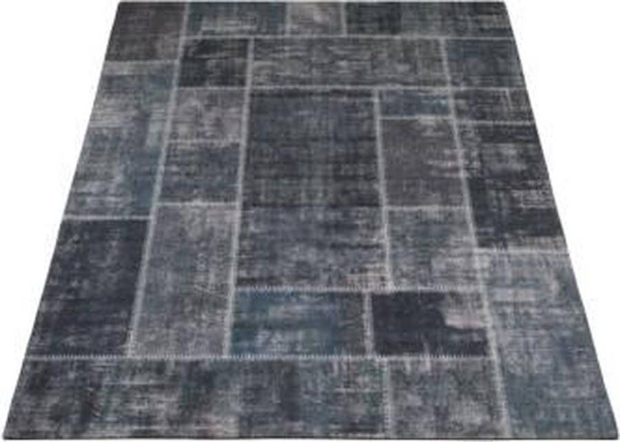 Veercarpets Karpet Mijnen Grijs Blauw 160 x 230 cm