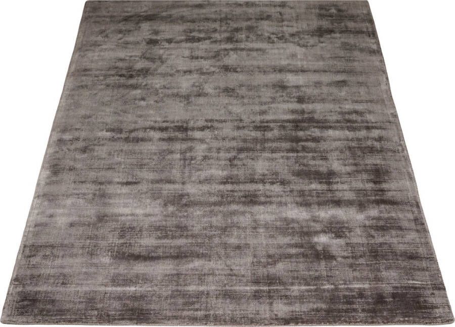 Veer Carpets Karpet Viscose Dark Grey 200 x 280 cm