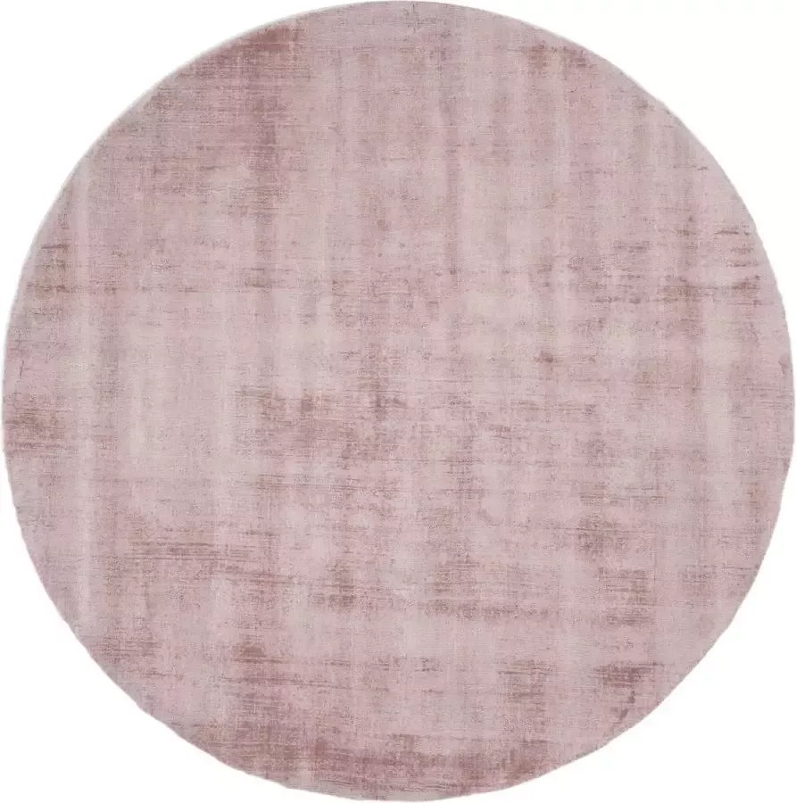 Veer Carpets Karpet Viscose Rond Pink ø200 cm - Foto 1