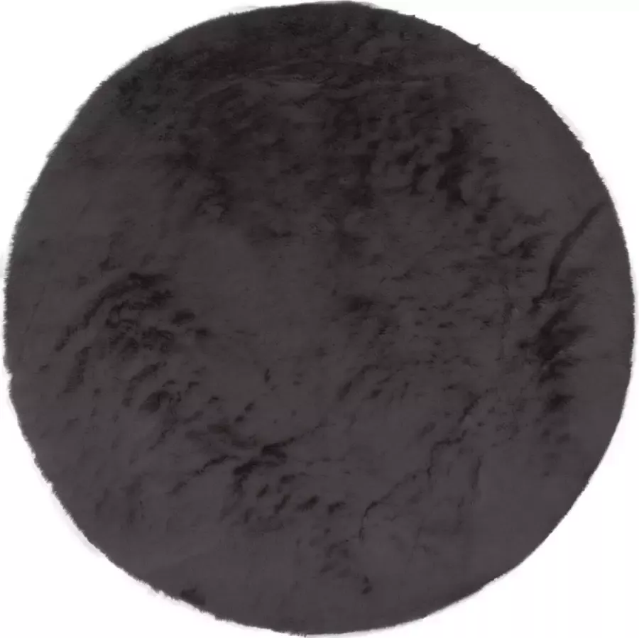 Veer Carpets Vloerkleed Gentle Black 90 Rond ø200 cm