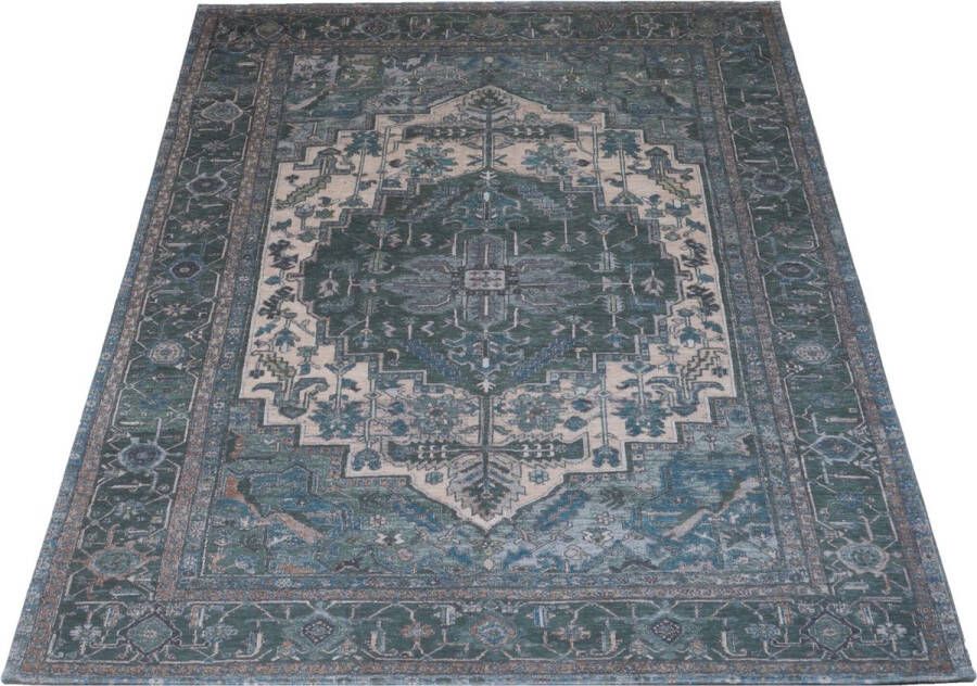 Veer Carpets Vloerkleed Heris Green 10 200 x 290 cm
