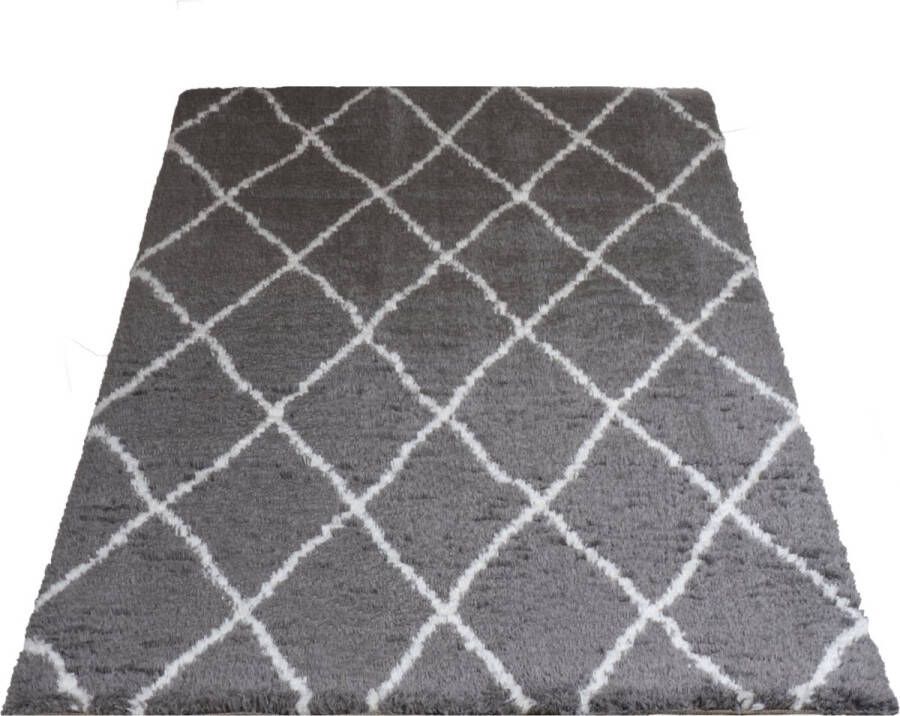 Veer Carpets Vloerkleed Jeffie Grey 140 x 200 cm