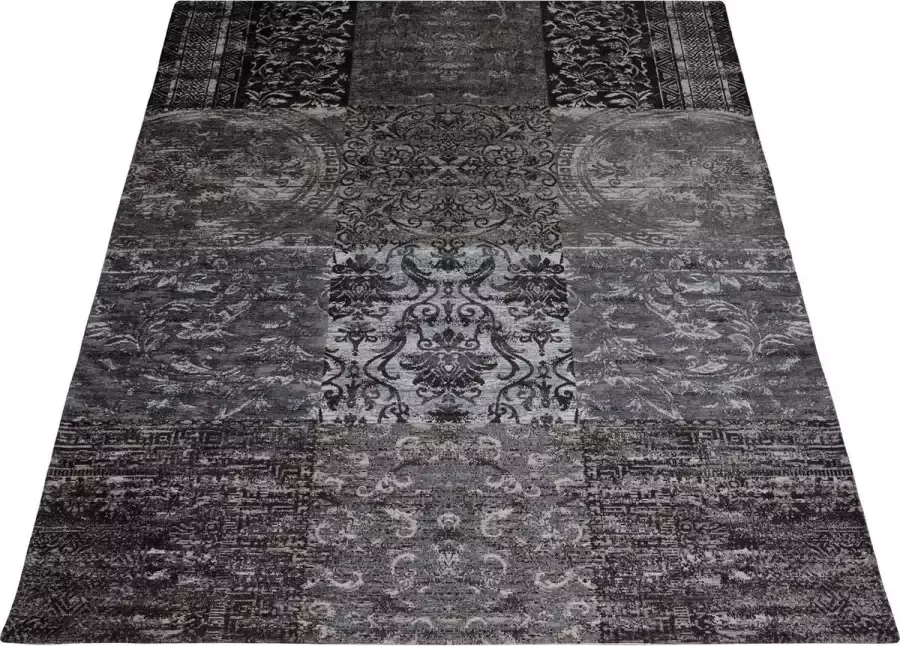 Veercarpets Vloerkleed Lemon 200 x 290 cm Antraciet 4005 Patchwork