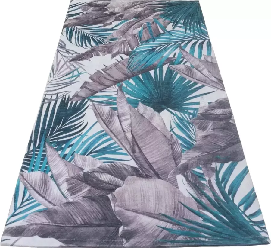 Veer Carpets Vloerkleed Palm Green 70 x 140 cm