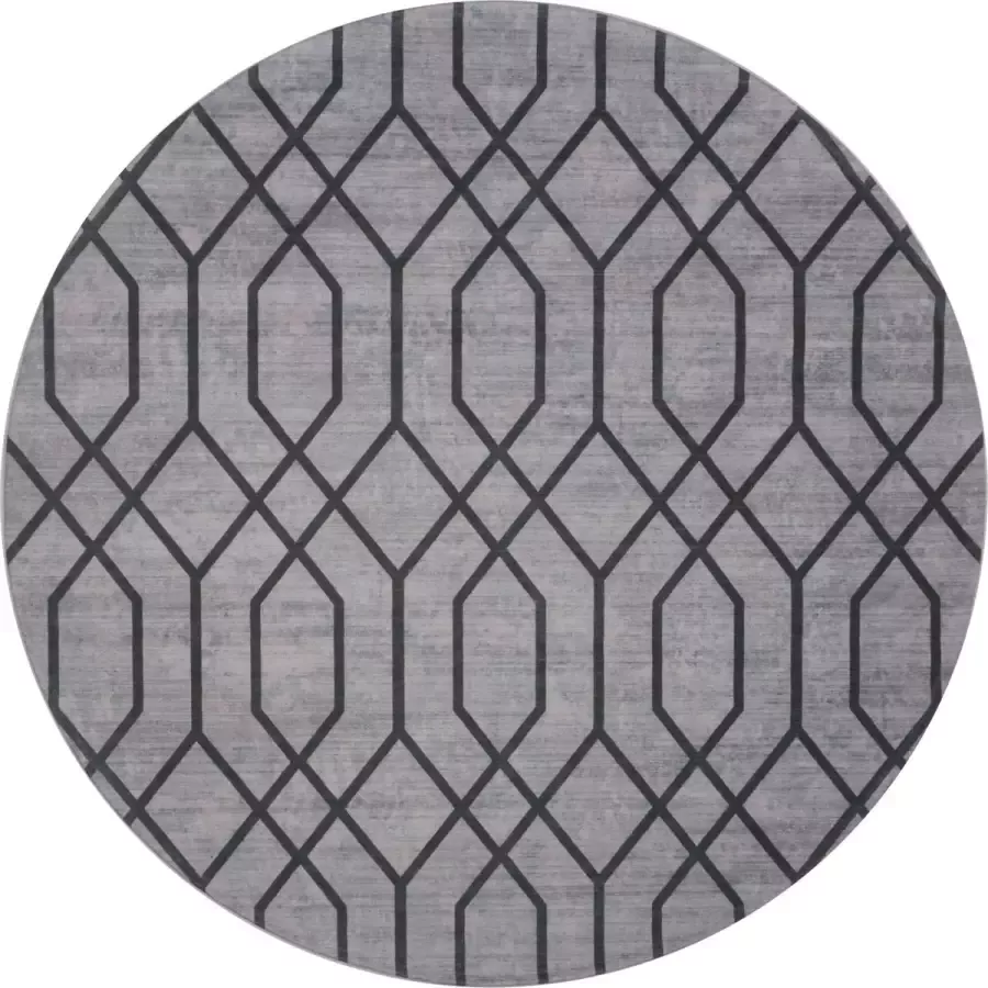 Veer Carpets Vloerkleed Pattern Rond Groen ø120 cm