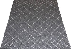 Veer Carpets Vloerkleed Tess Charcoal 200 x 280 cm
