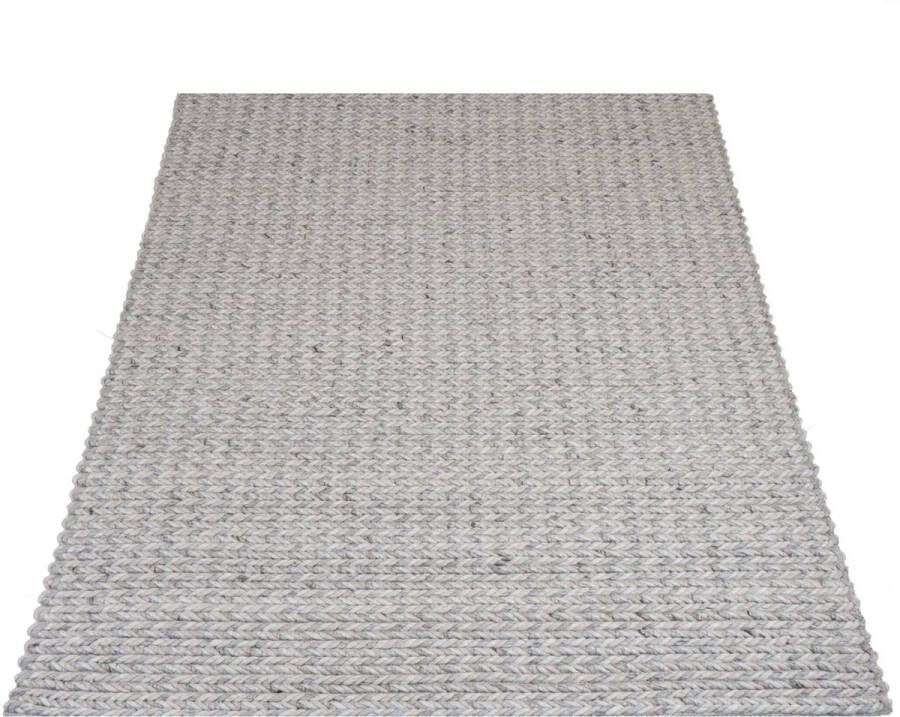 Veer Carpets Vloerkleed Tino Grijs 160 x 230 cm