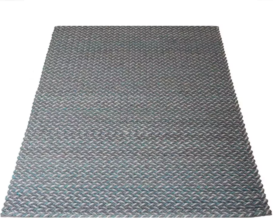 Veer Carpets Vloerkleed Tino Petrol 200 x 280 cm