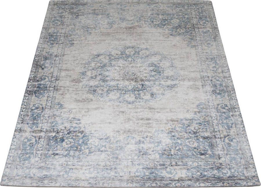 Veer Carpets Vloerkleed Viola Blue 200 x 200 cm