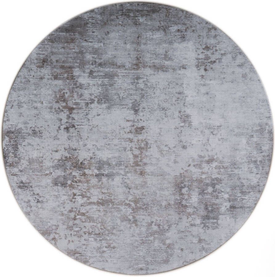 Veer Carpets Vloerkleed Yara Silver ø160 cm