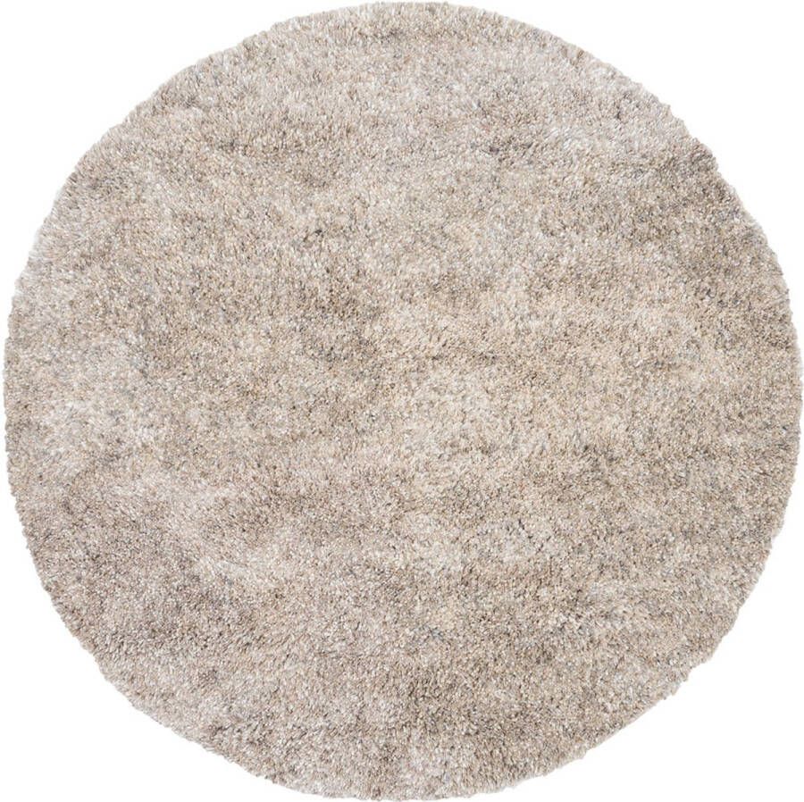 Veer Carpets Vloerkleed Zumba Beige Rond ø200 cm - Foto 1