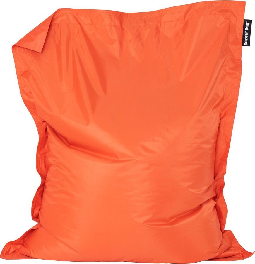 Veeva Bazaar Bag Zitzak XXL Oranje 180cm x 140cm Zitzakstoel Volwassenen met Vulling Zitzak Buiten Weerbestendig Waterdicht