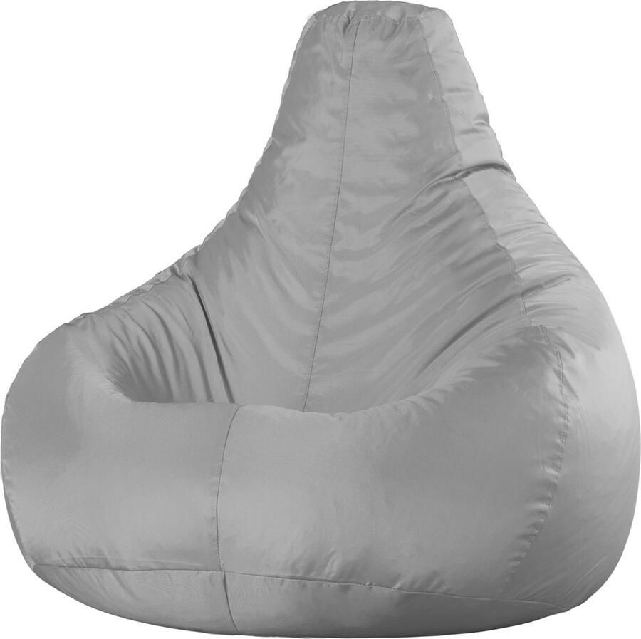 Veeva Gaming Zitzak Grijs Zitzakstoel Volwassenen met Vulling Zitzak Buiten Weerbestendig Waterdicht Woonkamerzitzakken