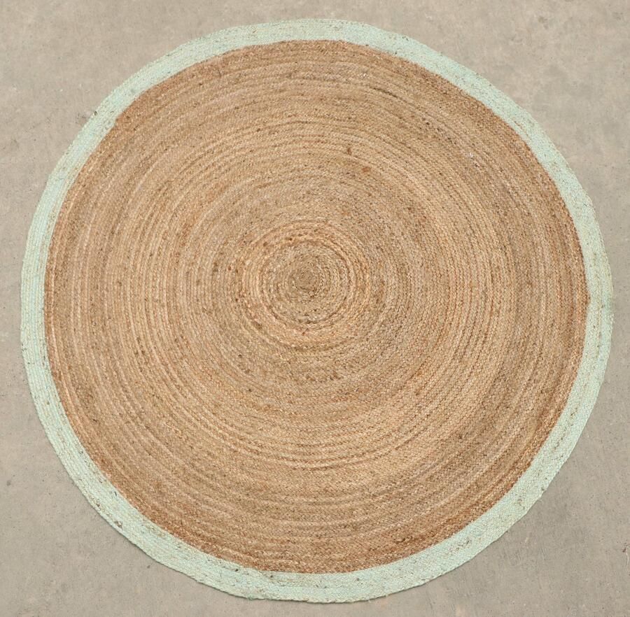 Velaar Vloerkleed Jaipur Jute Rond Tapijt 100% Jute Natur 200 CM ROND - Foto 2