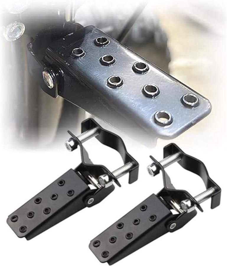 Vellaro Voetensteun fiets opklapbaar Fiets voetensteunen Kinderfiets voetsteunen Passagierssteun Universeel Achteras steun Fietsonderdelen Opvouwbare voetsteun