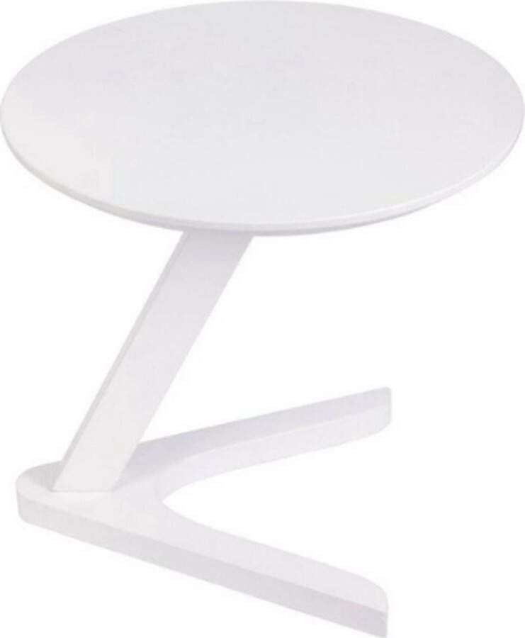 Velox Nordic Houten Salontafel Bijzettafel Rond Tafeltje Koffietafel Thee Tafel Woonkamer Accessoires Interieur Wit