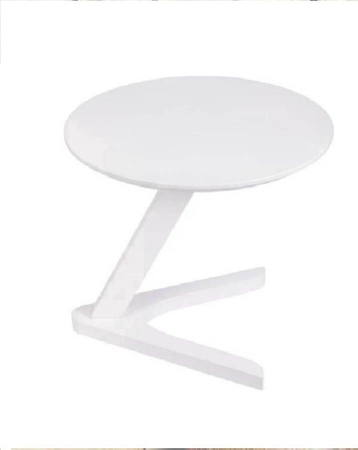 Velox Salontafel Salontafels rond Ronde tafel Bank Industieel Wit