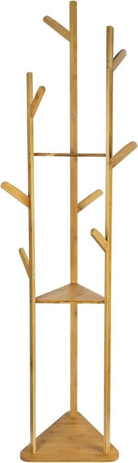 VELTRR Veltro Kapstok Staand Garderoberek Kledingrek Haken- Industrieel Lichtbruin