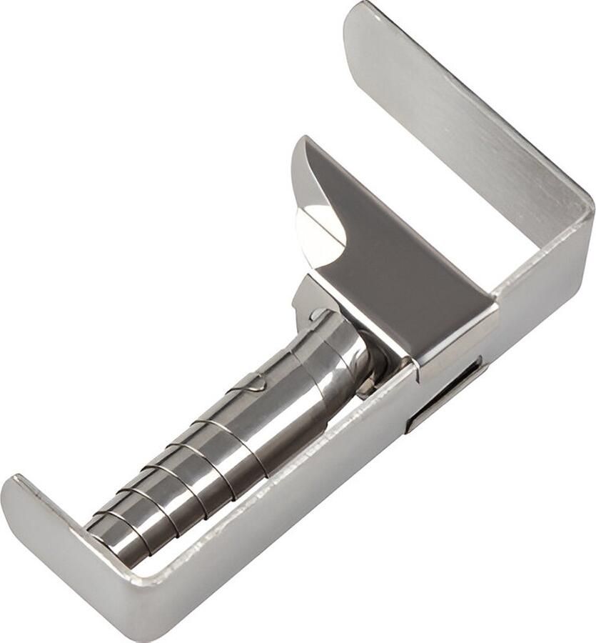 Venilia Inox Roestvrijstalen Tafelklem Tafelkleedklemmenset van 4 stuks Tafelklemmen om tafelkleden op hun plaats te houden Roest- en vlekbestendig