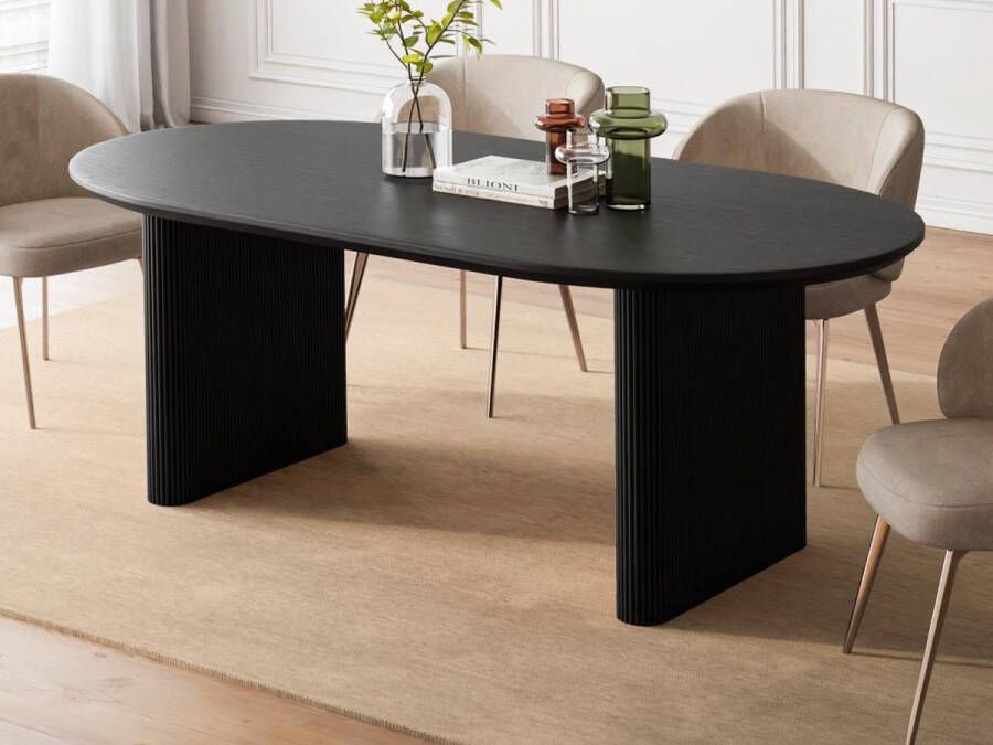 Vente-unique Eettafel 8 plaatsen van mangohout BALIMELA L 200 cm x H 76 cm x D 100 cm - Foto 3