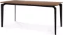 Vente-unique Eettafel TAYRON 6 personen MDF en poten van metaal noten L 180 cm x H 75 cm x D 90 cm - Thumbnail 1