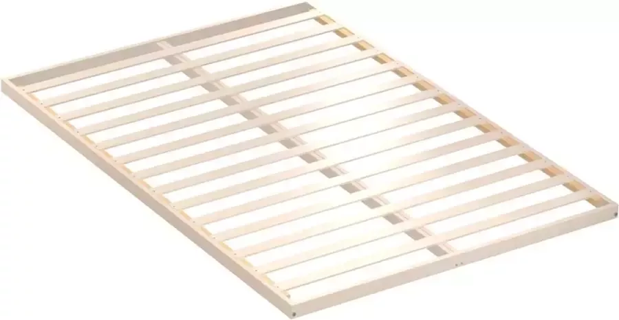 Vente-unique Ingebouwde lattenbodem COSPER 14 berkenhout latten 140 x 200 cm L 198 cm x H 5.5 cm x D 138 cm