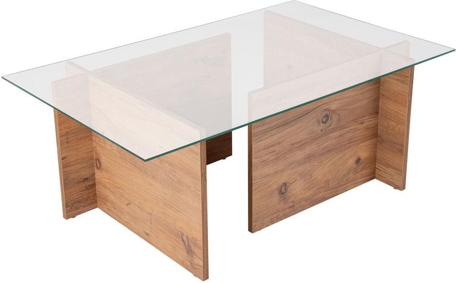 Vente-unique Asir Salontafel Atlantische Kiefer 105 x 65 x 40 cm - Foto 2
