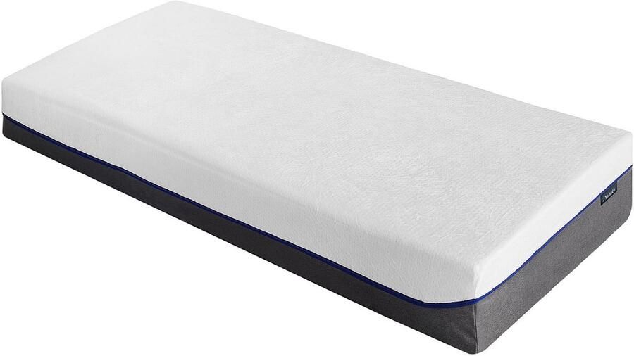 Vente-unique Elektrische bedbodem en matras met vormgeheugen HESIODE III van DREAMEA motoren OKIN zwart 2 x 90 x 200 cm L 200 cm x H 35 cm x D 180 cm - Foto 5
