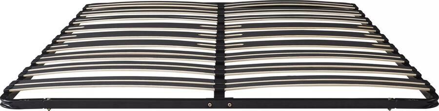 Ysmée Bedbodem met latten om te monteren 160 x 200 cm 2 x 15 latten 3 verstevigde ondersteuningszones voor de rug Zonder poten Zwart CERRISI van YSMÉE L 198 cm x H 5 cm x D 158 cm
