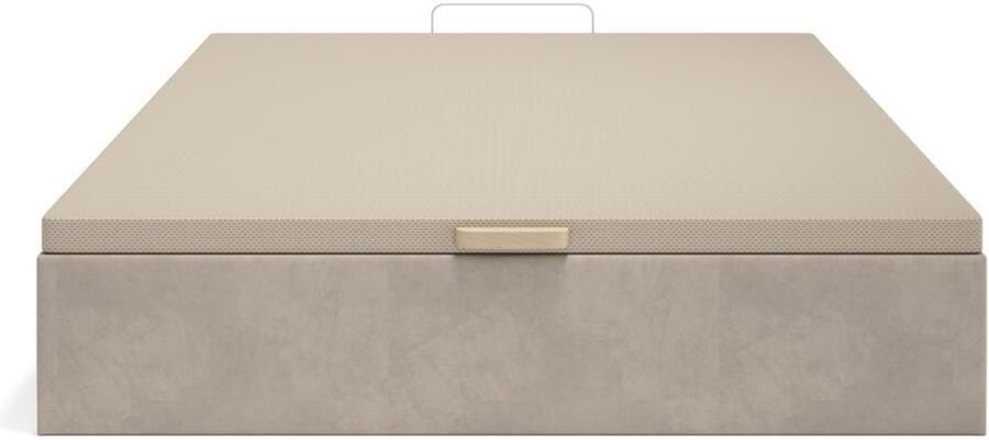 Vente-unique Bedbodem met opbergruimte 140 x 190 cm Beige stof CENOVAS van YSMÉE - Foto 2