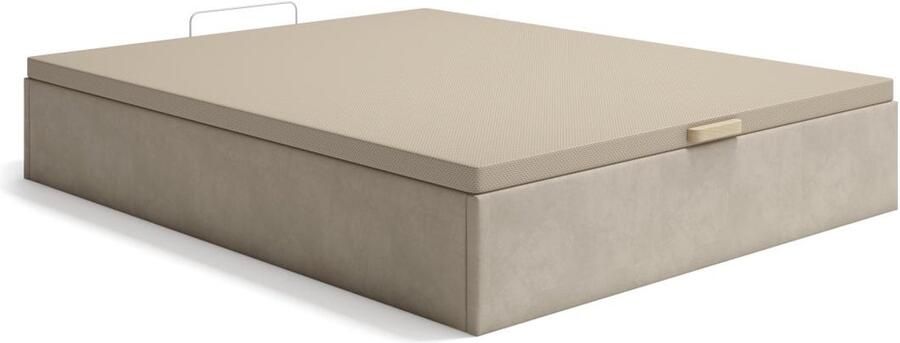 Vente-unique Bedbodem met opbergruimte 140 x 190 cm Beige stof CENOVAS van YSMÉE