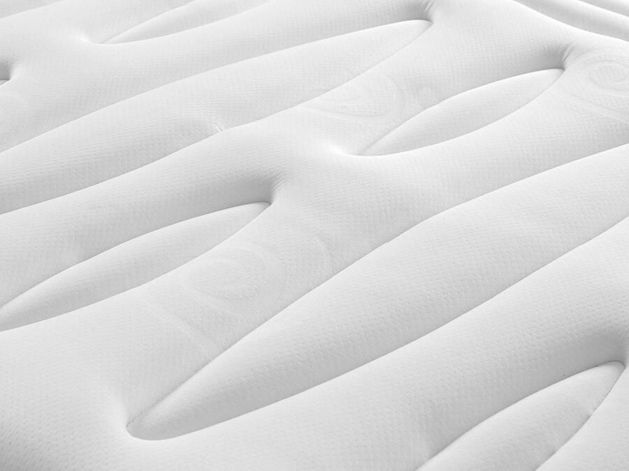 Vente-unique Set 160 x 200 cm bedbodem met opbergruimte wit + hybride matras met pocketveren 7 zones en traagschuim 30 cm dik OLIANE van YSMÉE L 200 cm x H 30 cm x D 160 cm - Foto 3