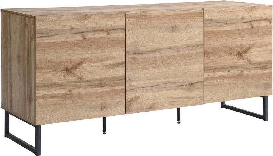 Vente-unique Buffetkast met 3 deuren Naturel CEVANIA L 140 cm x H 66 cm x D 42 cm
