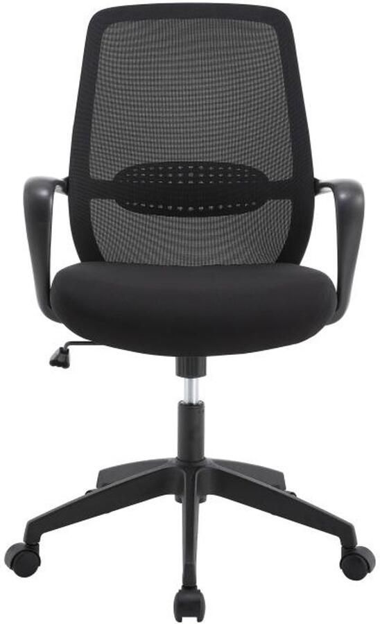 Vente-unique Bureaustoel Stof Zwart VATISTA L 60.5 cm x H 103 cm x D 61.5 cm - Foto 2